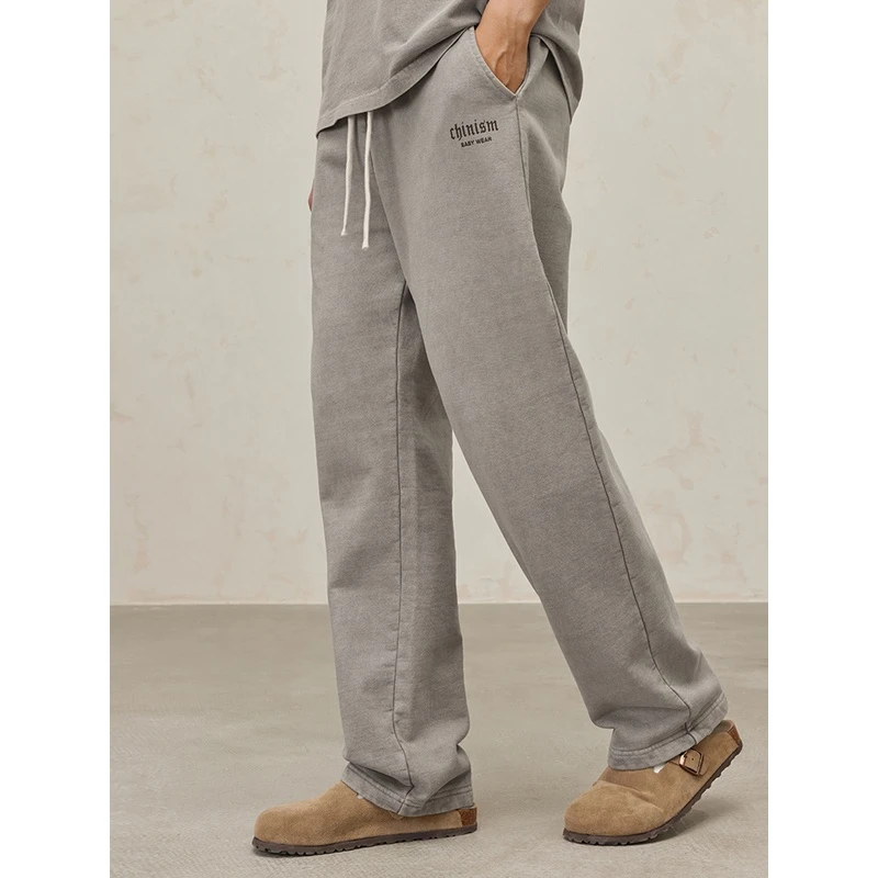 CHINISM赤尘 CH水洗直筒卫裤男美式运动长裤1010