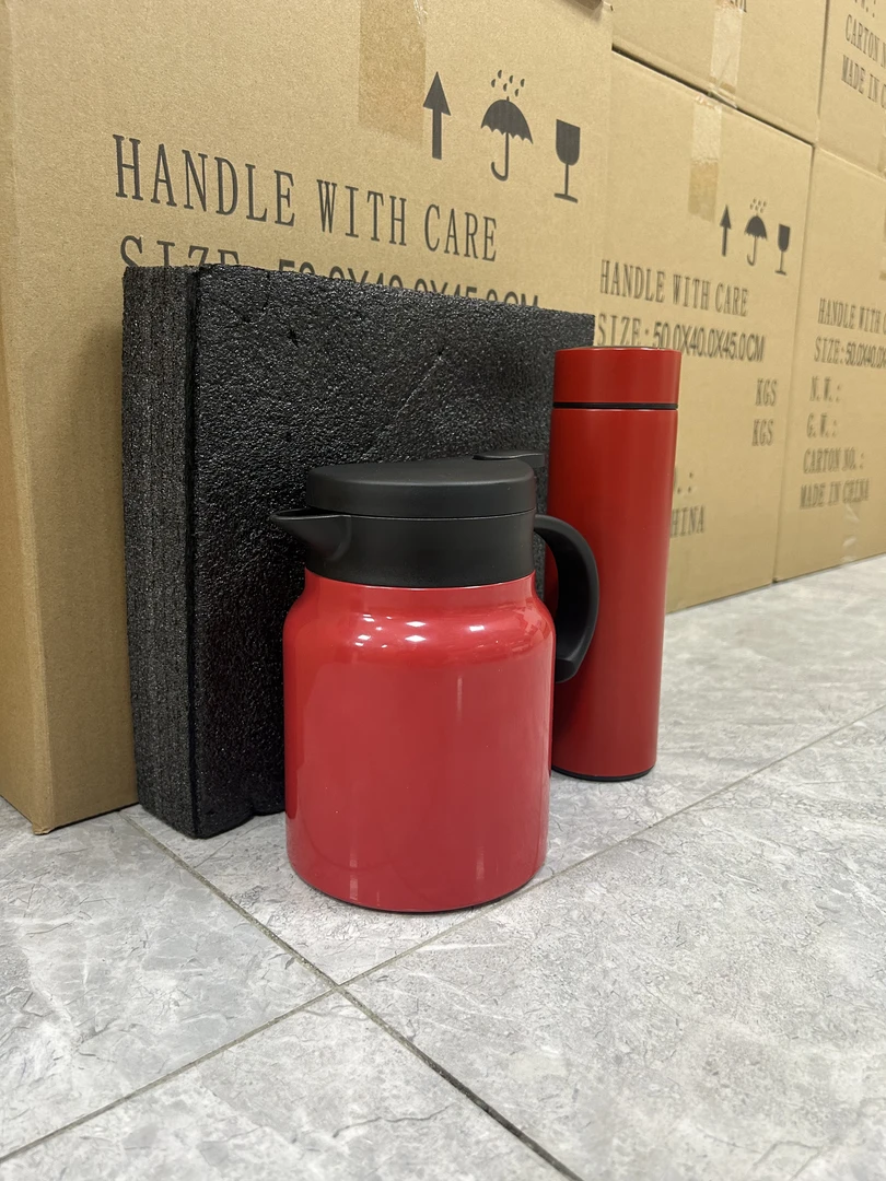 保温杯家用高档大容量2件套【颜色随机】