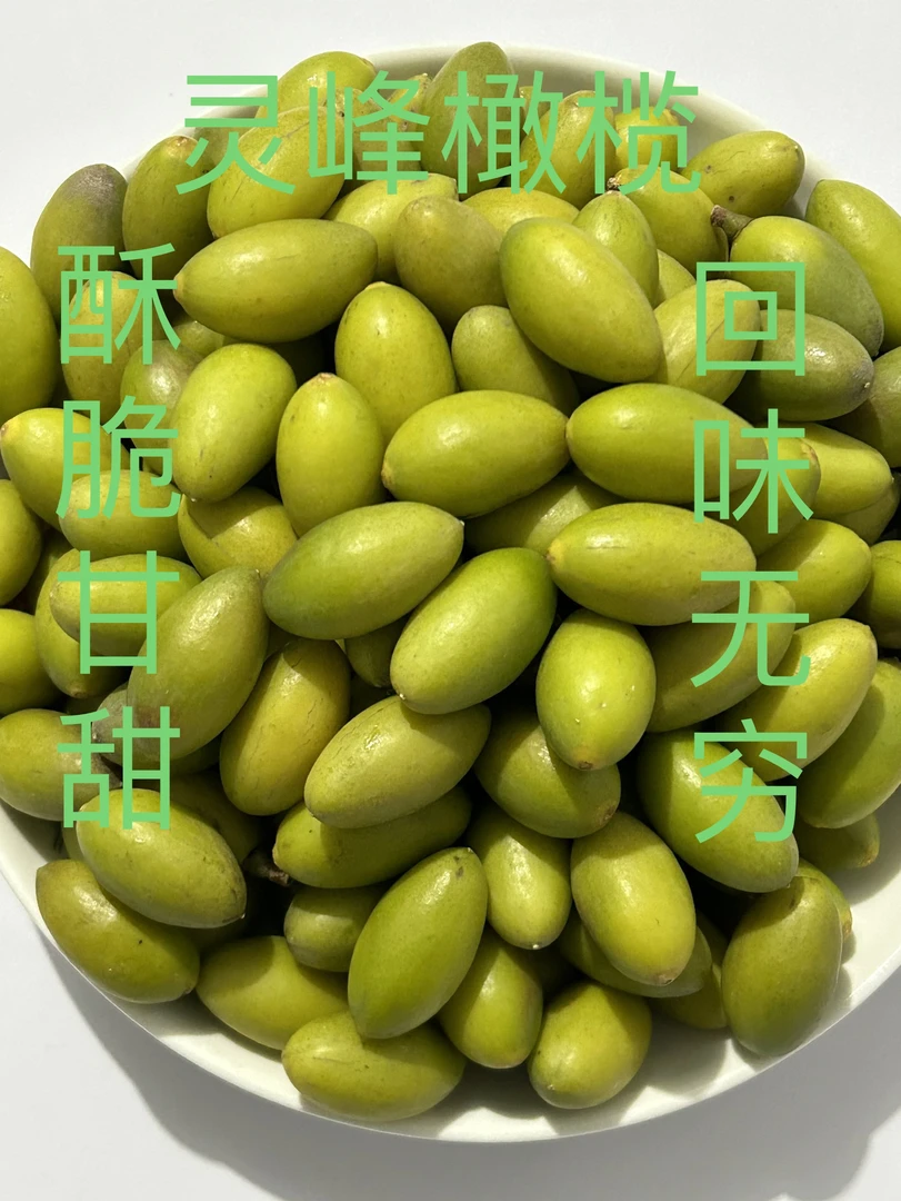 闽清白河江精品灵峰橄榄酥脆甘甜回味无穷颗粒饱满酥脆送礼佳品
