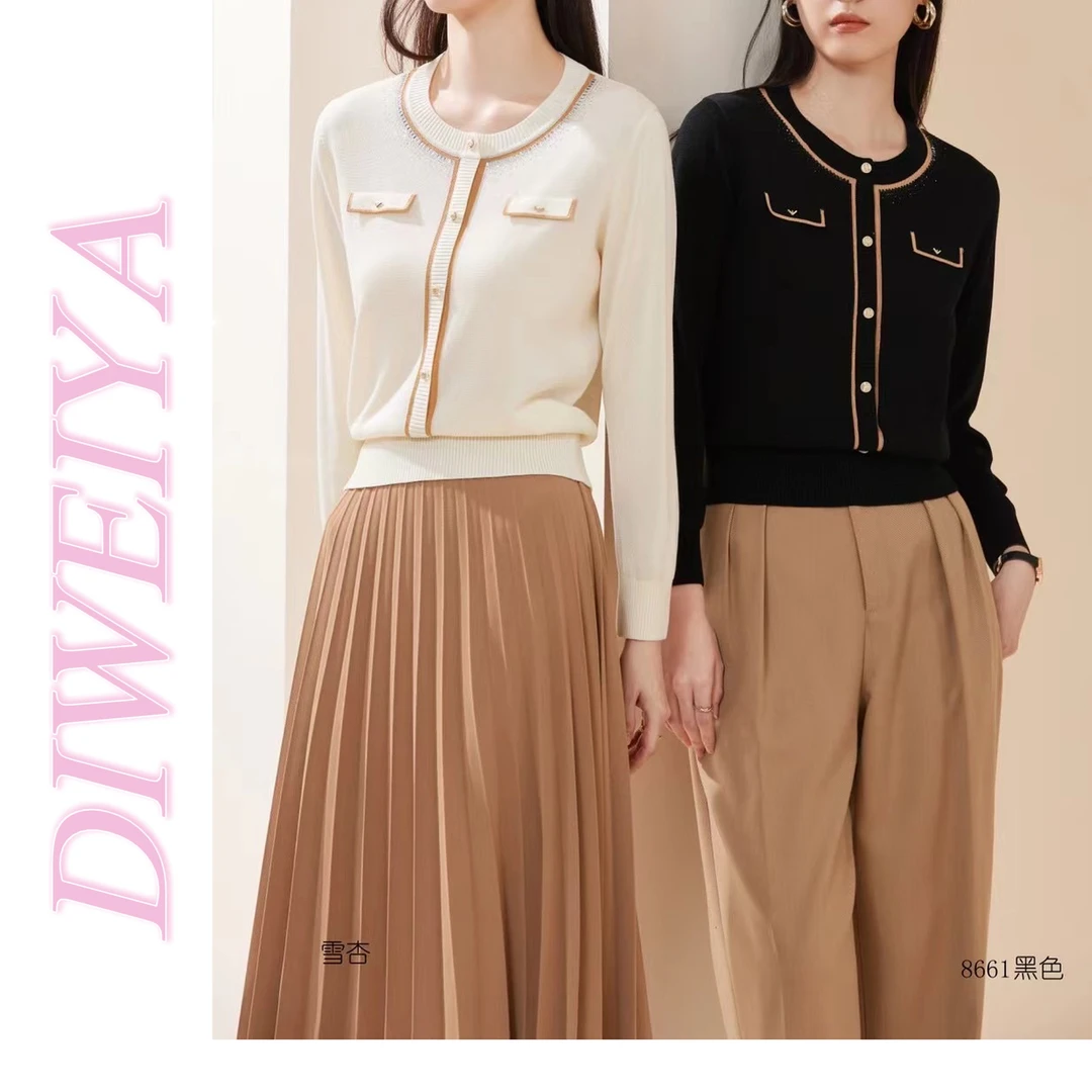 DIWEIYA【优雅气质款天丝上衣】高档中年女装设计款天丝上衣8661