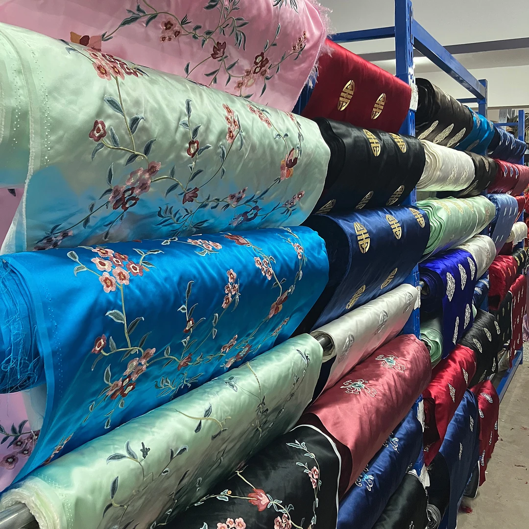 1号备注号#女装旗袍连衣裙童装织锦缎布藏袍蒙古袍高精密绣花面料