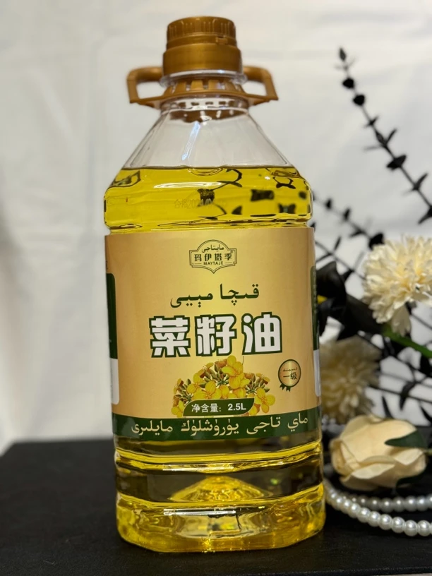S-玛伊塔季一级物理压榨纯菜籽油2.5L مايتاجى قىچا مېيى