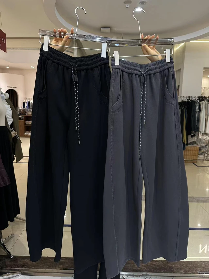 【YEZI家】新款女装休闲百搭弯刀裤