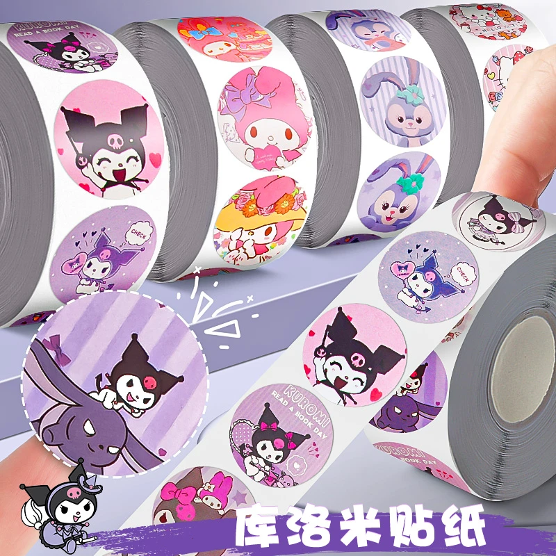 三丽鸥卡通贴纸可爱女生diy图案个性创意KT猫库洛米手账素材贴纸