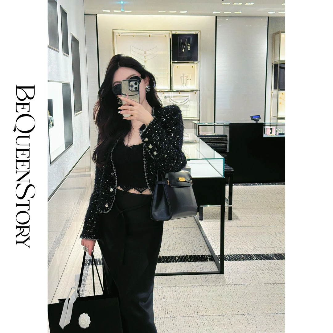 余潇潇【法香名利场】新款经典优雅小香风气质外套上衣