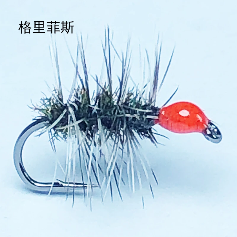 格里菲斯飞蝇钩十枚专攻马口溪哥柳根鳟鱼鲑鱼北极茴雅罗鳊鱼罗非