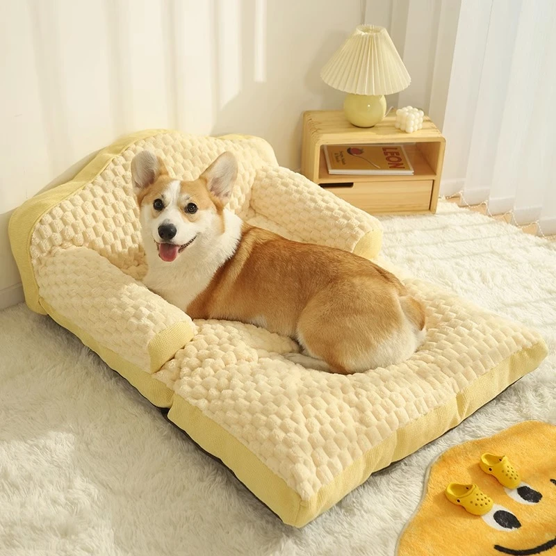 沙发狗窝猫窝冬款垫子可拆洗冬季保暖专用大型犬睡垫狗狗猫咪床垫