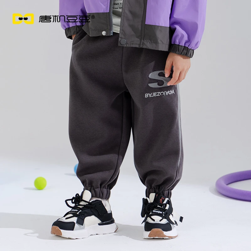 唐机豆豆D24秋季新款男童长裤休闲裤束脚裤简约40319