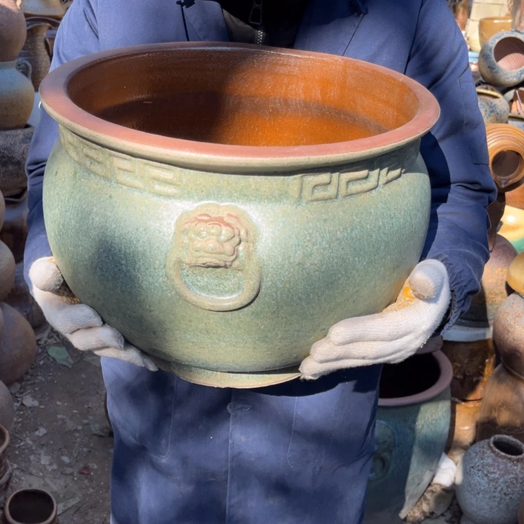 【闪购商品】紫砂花盆高38口38无孔