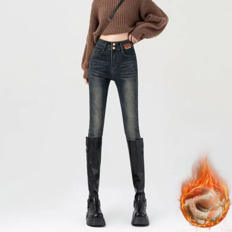 1号冬季加绒牛仔裤  瑕疵链接，介意勿拍 ！！！