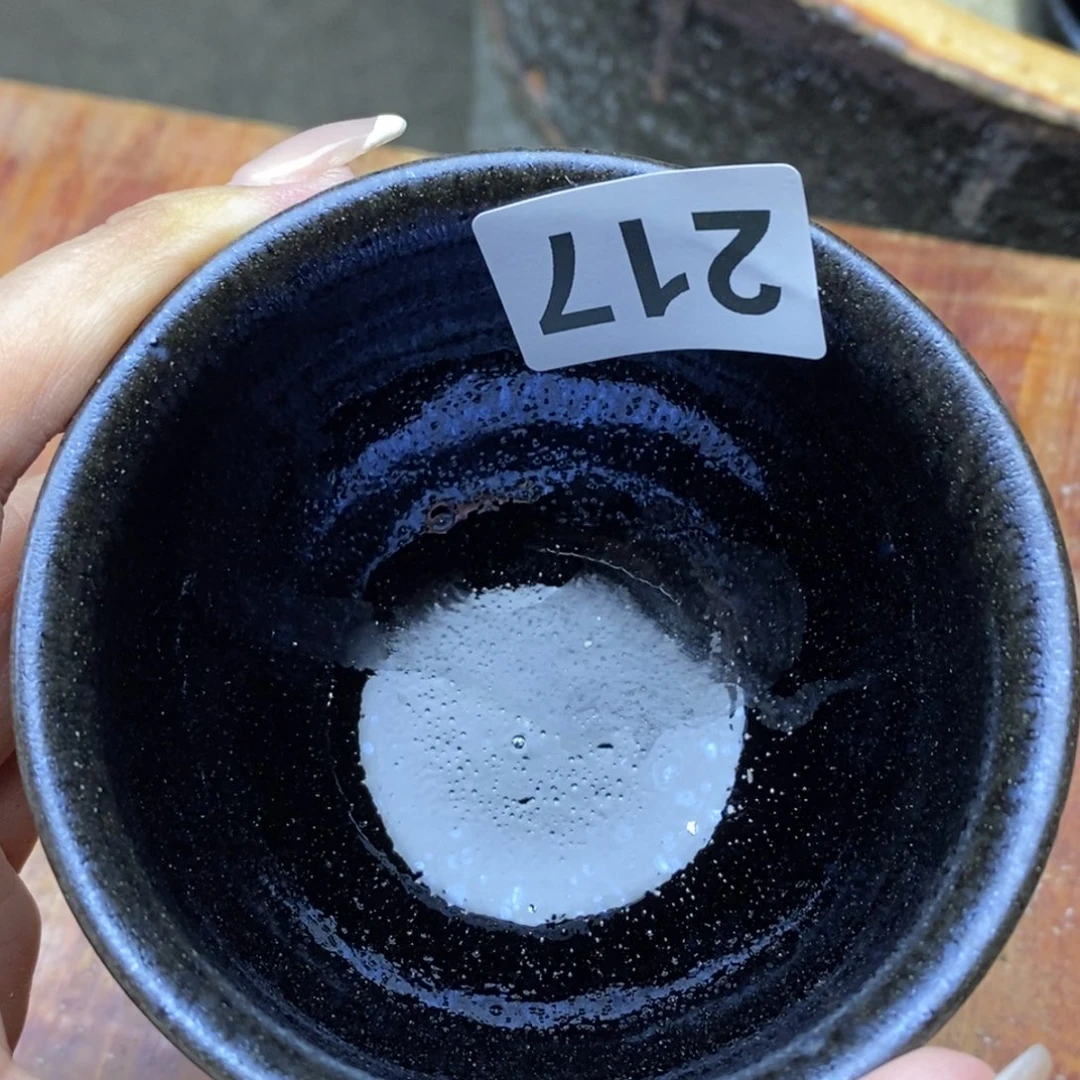 茶盏柴烧经典珍贵而又难得的黑豪必入