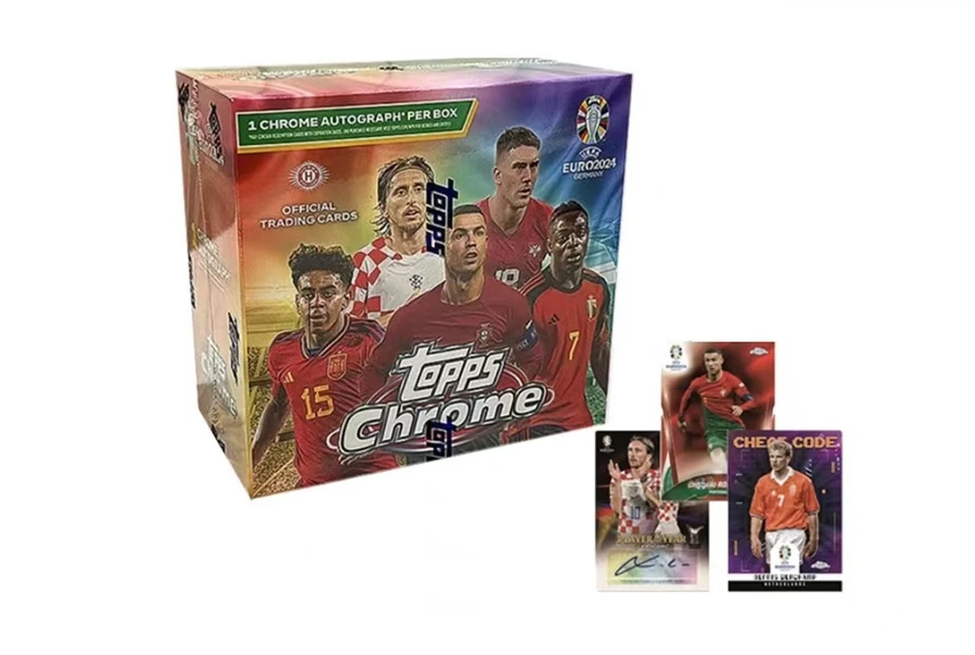 Topps2024 欧洲杯 Chrome 球星卡 盲盒