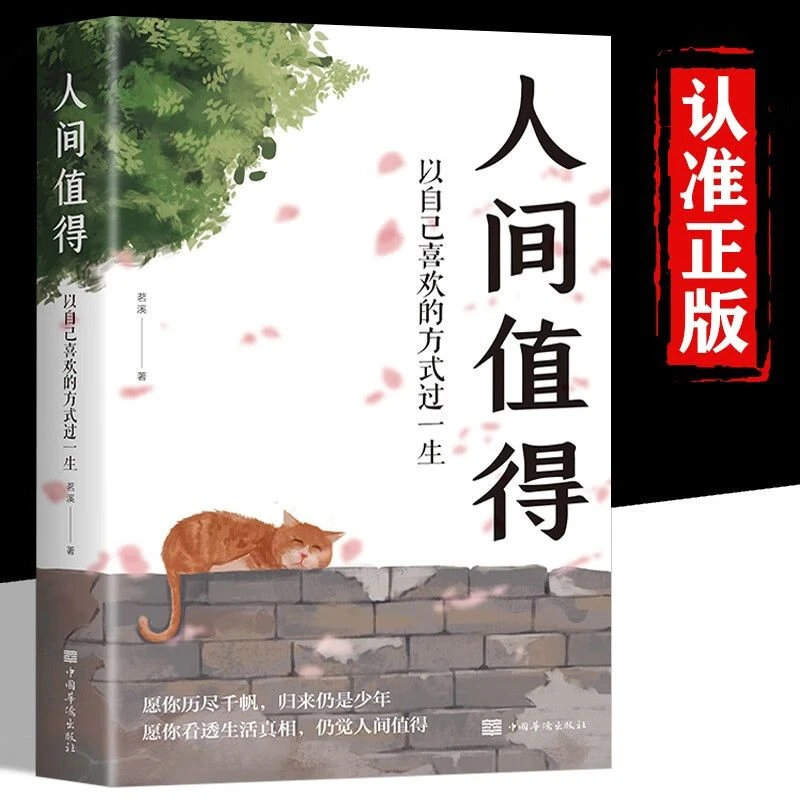 人间值得全新正版图书以自己喜欢的方式过一生成长励志书必读