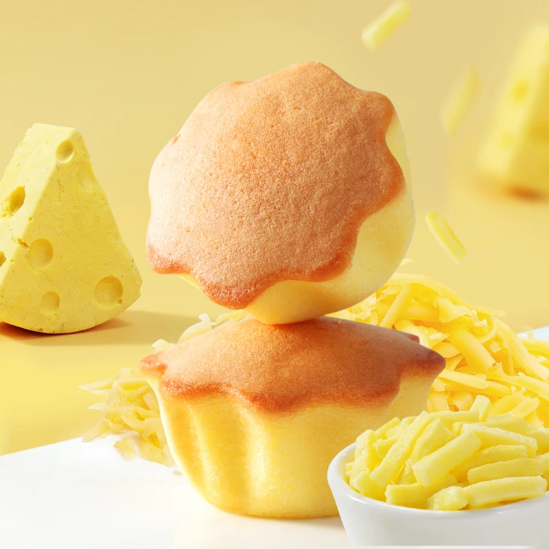 牛乳芝士小蛋糕 代餐饱腹下午茶