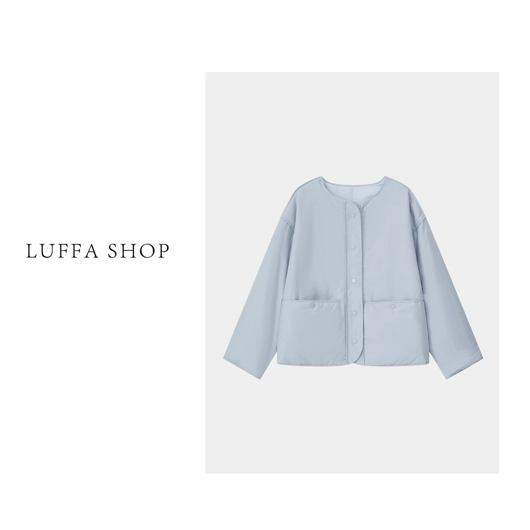 Luffa原创自制【温暖调色盘】时尚简约设计感宽棉服MF20241008