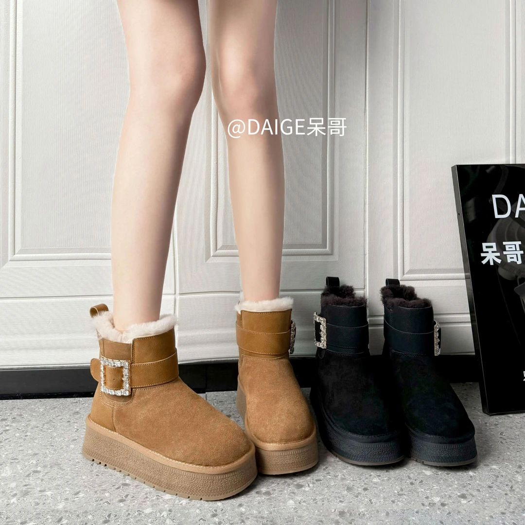 2024女款时尚百搭休闲雪地靴*L0975