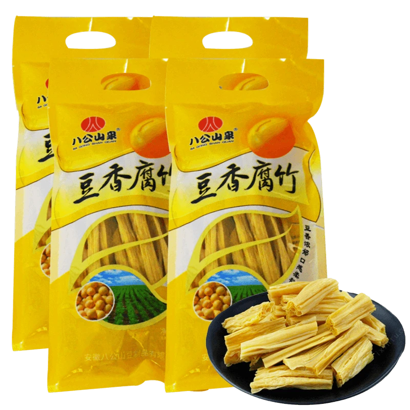 八公山泉黄豆腐竹农家土特产干货工厂直发安徽淮南特产