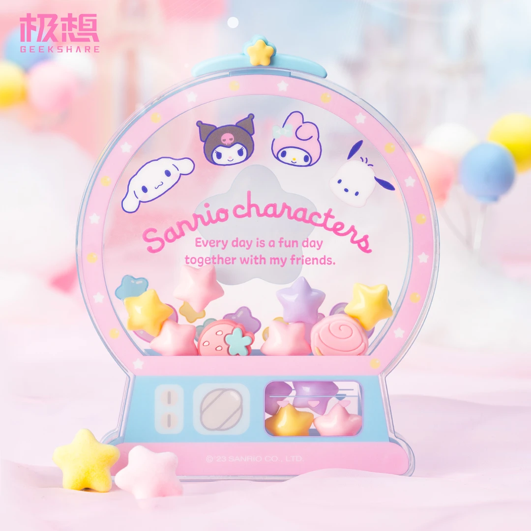 极想x三丽鸥switch配件switch遥感帽收纳盒ps5配件遥感帽收纳盒
