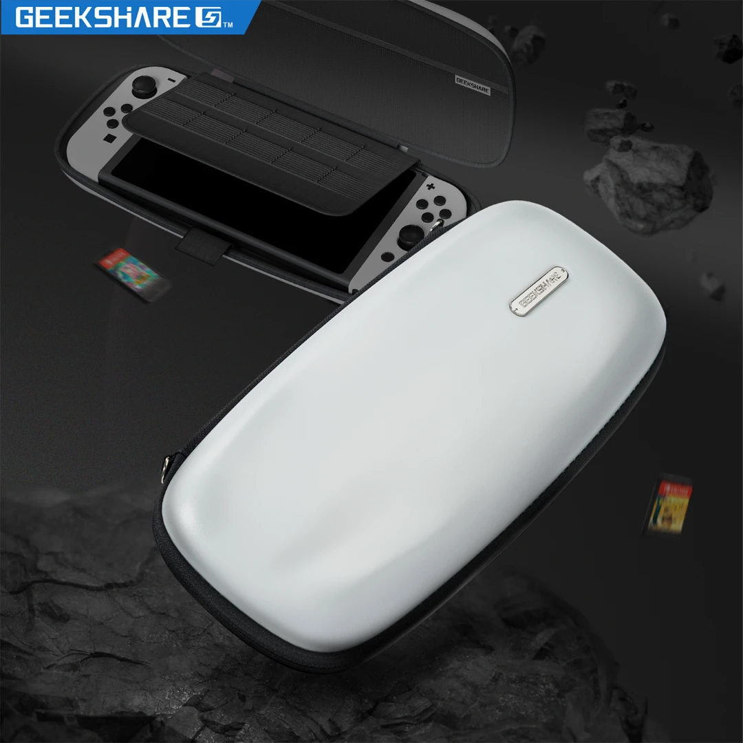 GEEKSHARE/极想switch收纳包硬壳包ns保护盒便携简约防水游戏配件