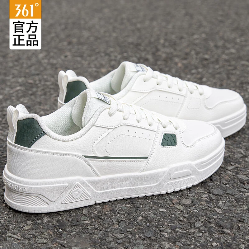 361°男鞋子2025秋冬苏打板鞋防泼水运动鞋小白鞋潮流男保暖休闲鞋