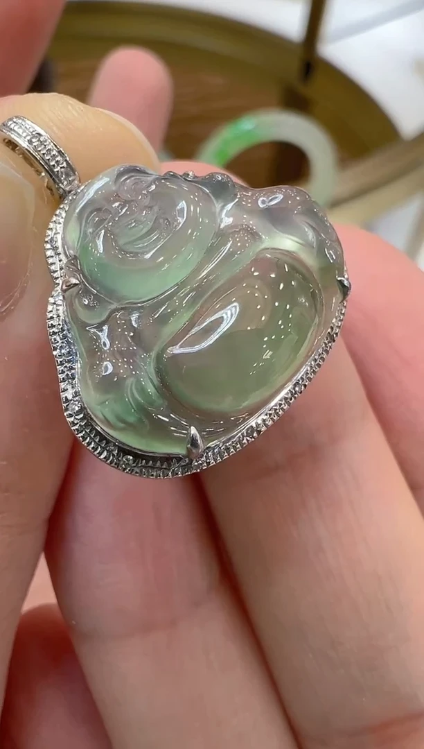 【闪购商品】翡翠吊坠(不含链)18K金镶嵌多样性团购发一件
