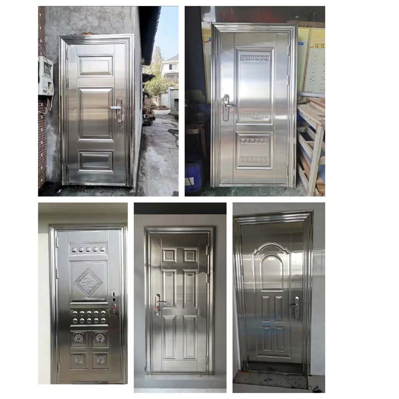 正宗304加厚单开不锈钢防盗门大门厨房后门出租屋进户门定制包邮