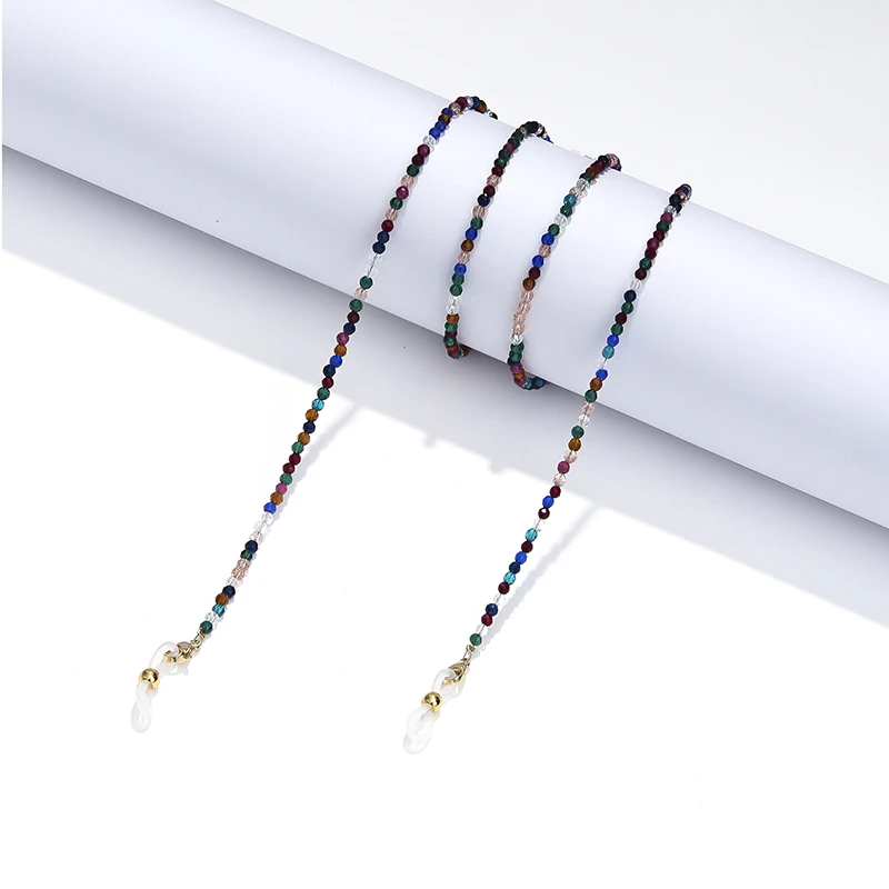 【人造水晶】时尚手工口罩链条眼镜链女挂脖耳机挂链子老花镜挂绳