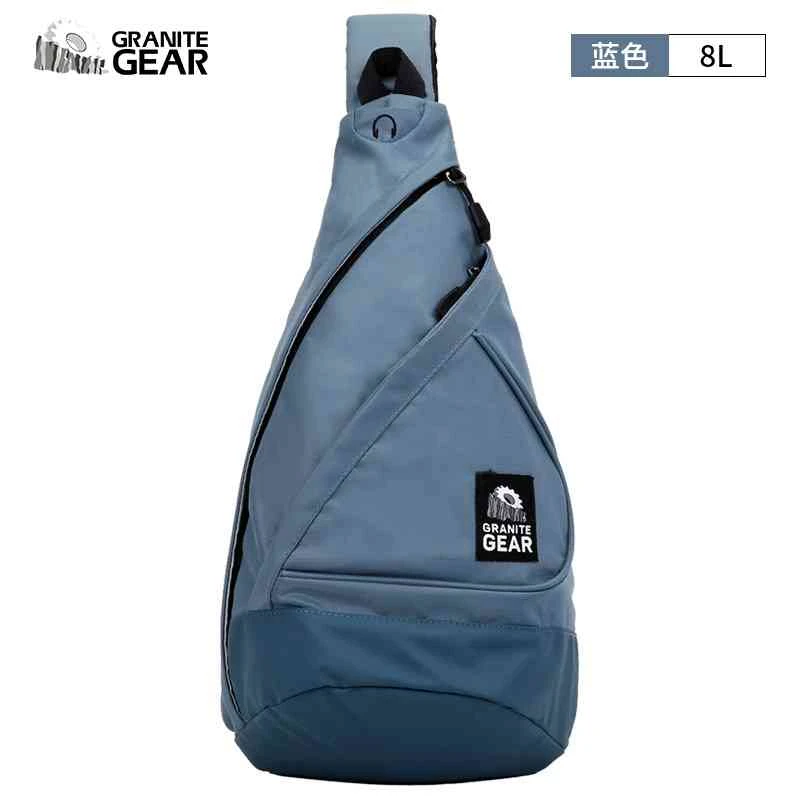 Granite Gear花岗岩单肩背包男通勤斜跨包包户外胸包防水G1688