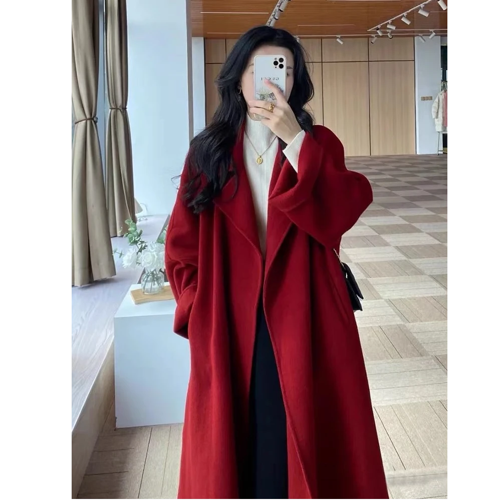 【1300-1500】双面羊毛大衣高端韩版直播专用请勿乱拍