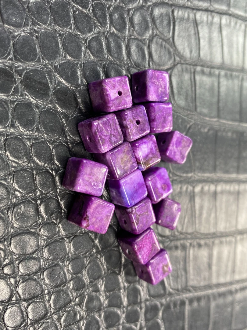 天然辰砂皇家紫方糖Q55（8mm+）——多样性发单—