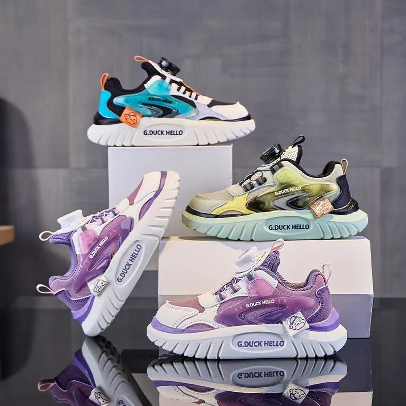 儿童春秋季新款皮面防滑耐磨软底运动鞋P202码27-37