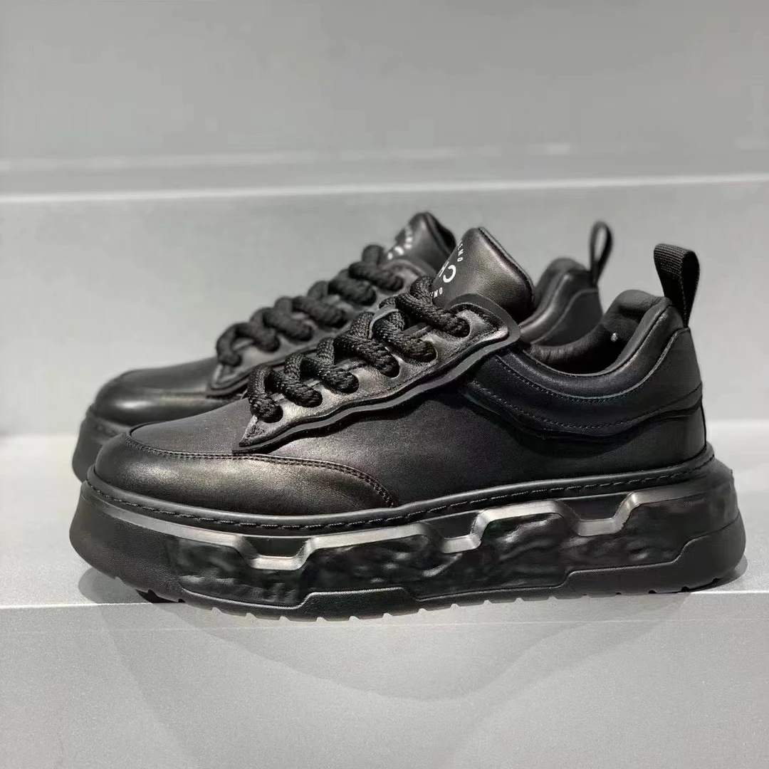 93377鞋子男生男鞋潮鞋轻便运动透气时尚休闲耐磨厚底透气网面