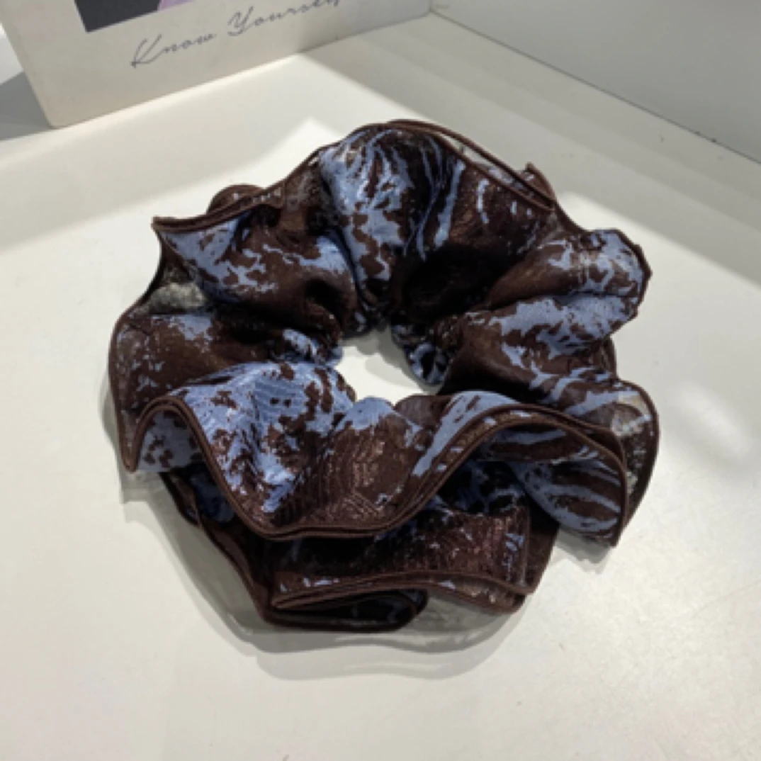 【美拉德蓝卡】优雅朋克欧美发圈发绳头饰原创设计皮筋韩版经法式