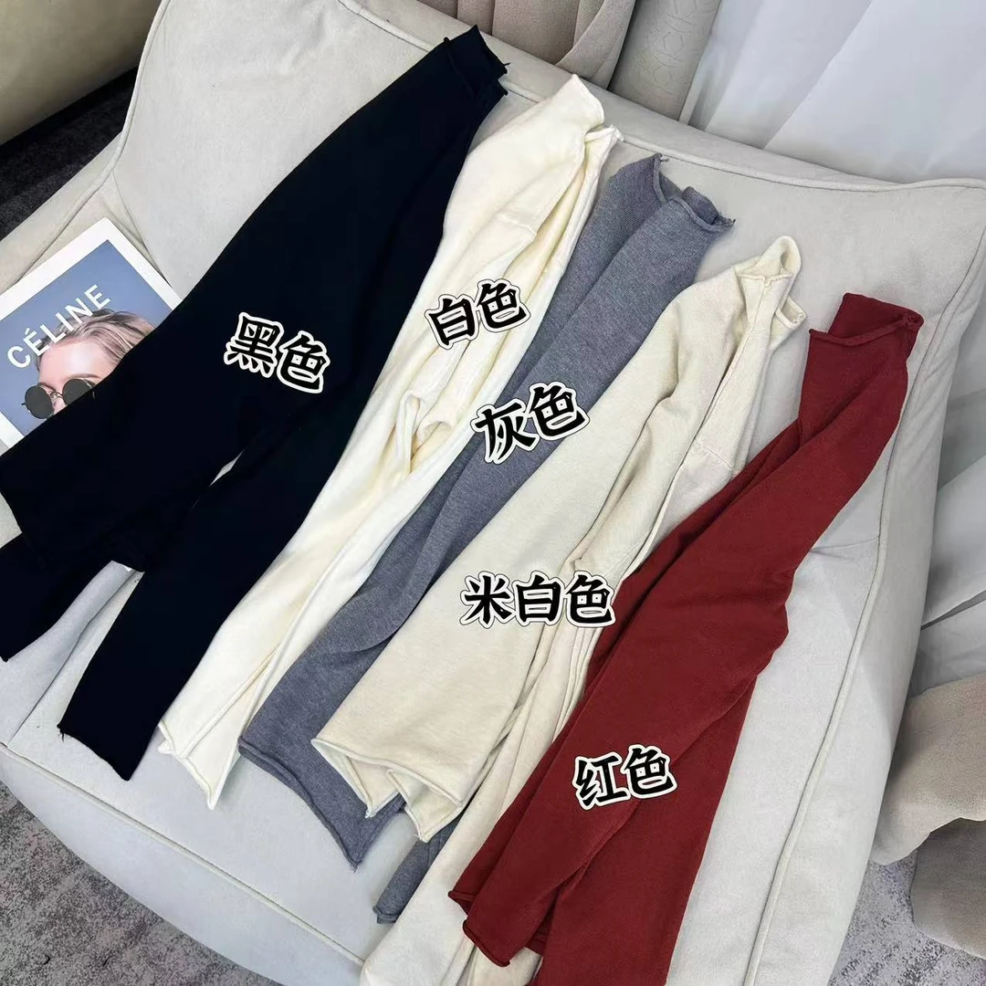 【文艺推荐】T6618 新款简约大方不挑人穿净版半高领上衣