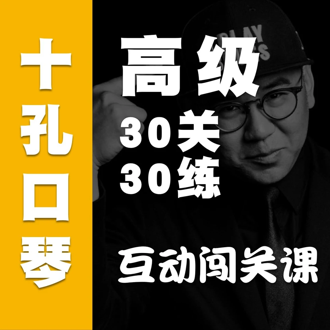 十孔口琴口琴高级互动课程「主讲：张晓松」完善蓝调口琴上的技巧