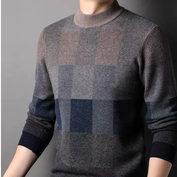 201-250中老年毛衣针织衫男士时尚休闲百搭保暖秋冬冬季