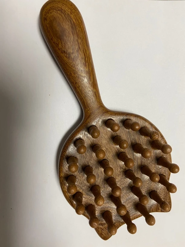 龙凤檀钉钉梳，经络梳便携，颜色以实物为准双面家用两用养发防静电