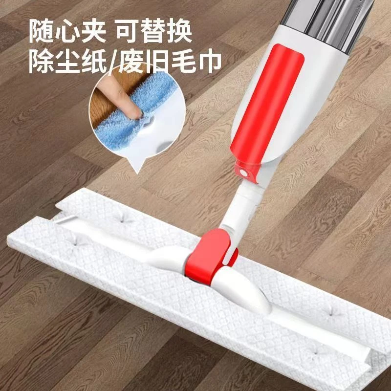 彩色喷水拖把42厘米家用大号新款手洗拖把喷水喷雾拖把