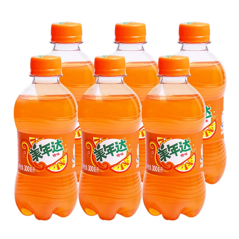 百事可乐300ml迷你小瓶装饮品夏天气泡水七喜美年达汽水碳酸饮料