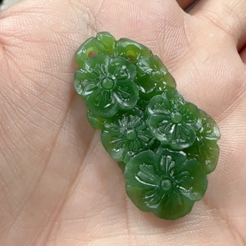 和田玉（碧玉）颈饰未镶嵌