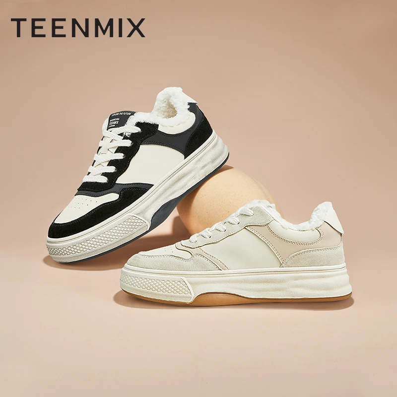 Teenmix/天美意冬新商场同款厚底运动老爹鞋街头女休闲鞋BE991DM2