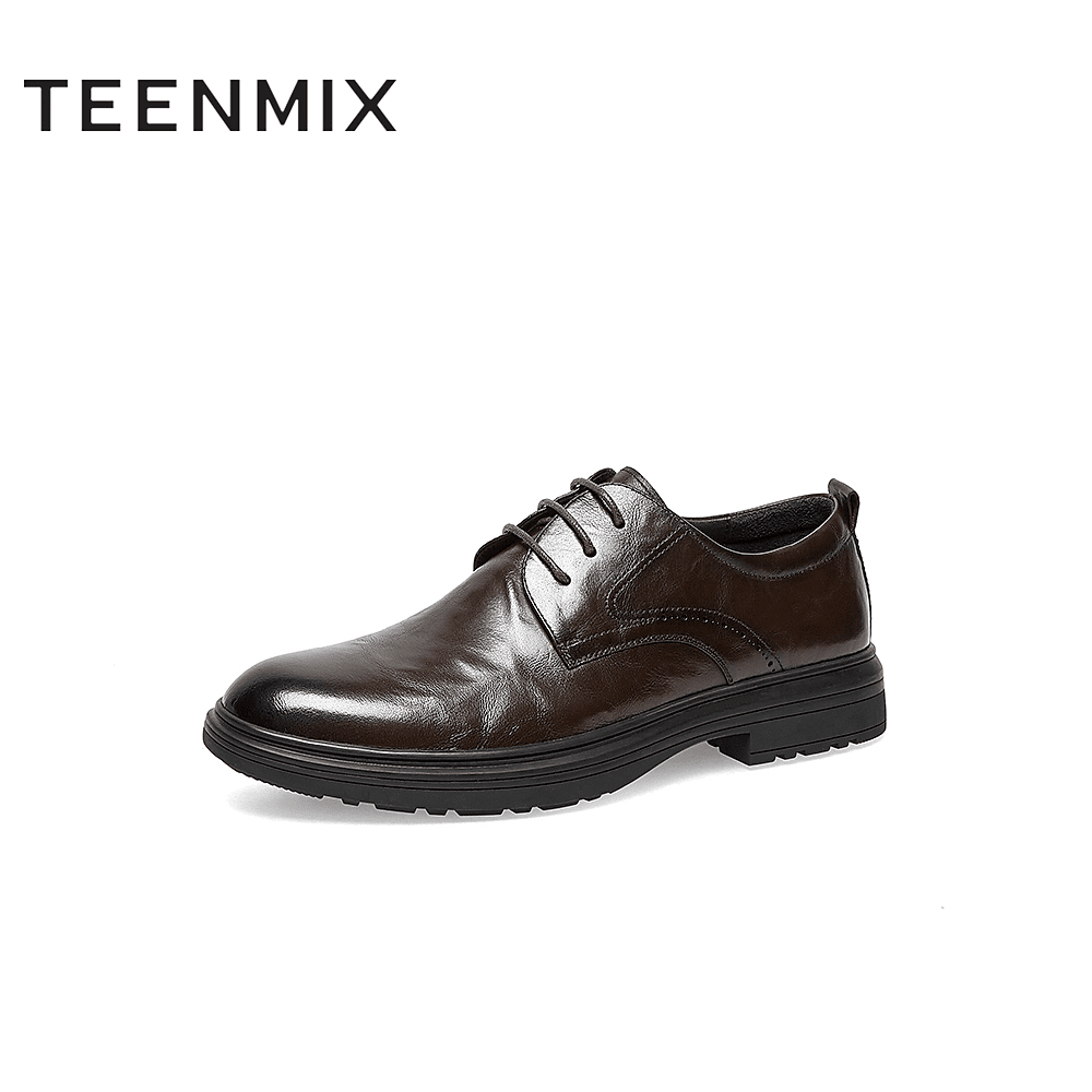 Teenmix/天美意商场同款上班时尚百搭舒适休闲正装男皮鞋3GZ01DM2