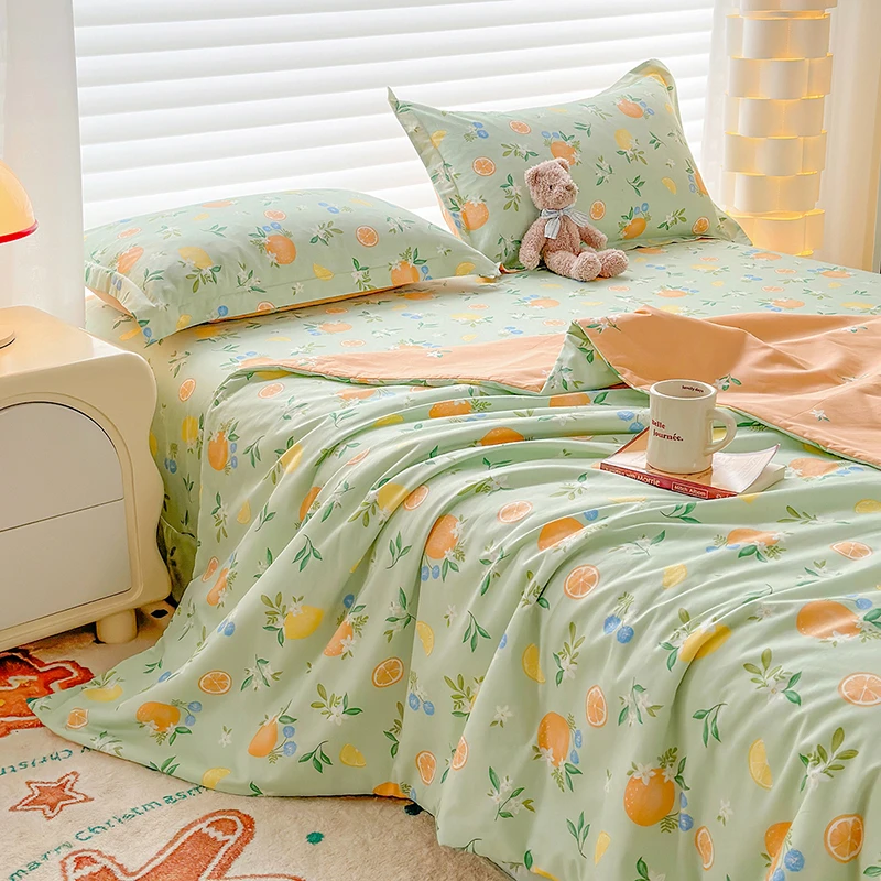 妙轩纯棉全棉被套单件被罩双人单人宿舍夹棉被套夏被多功能空调被