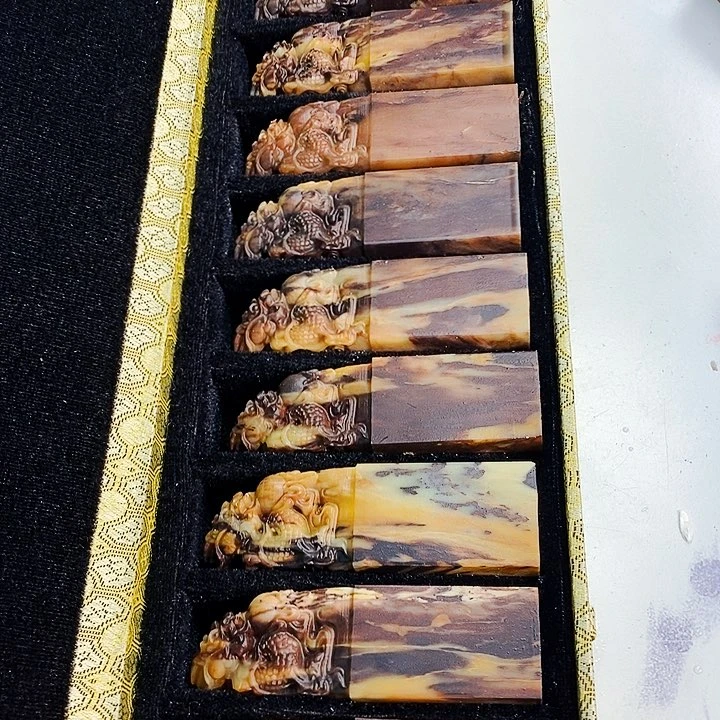 青田石印石抠***兔印石235689868