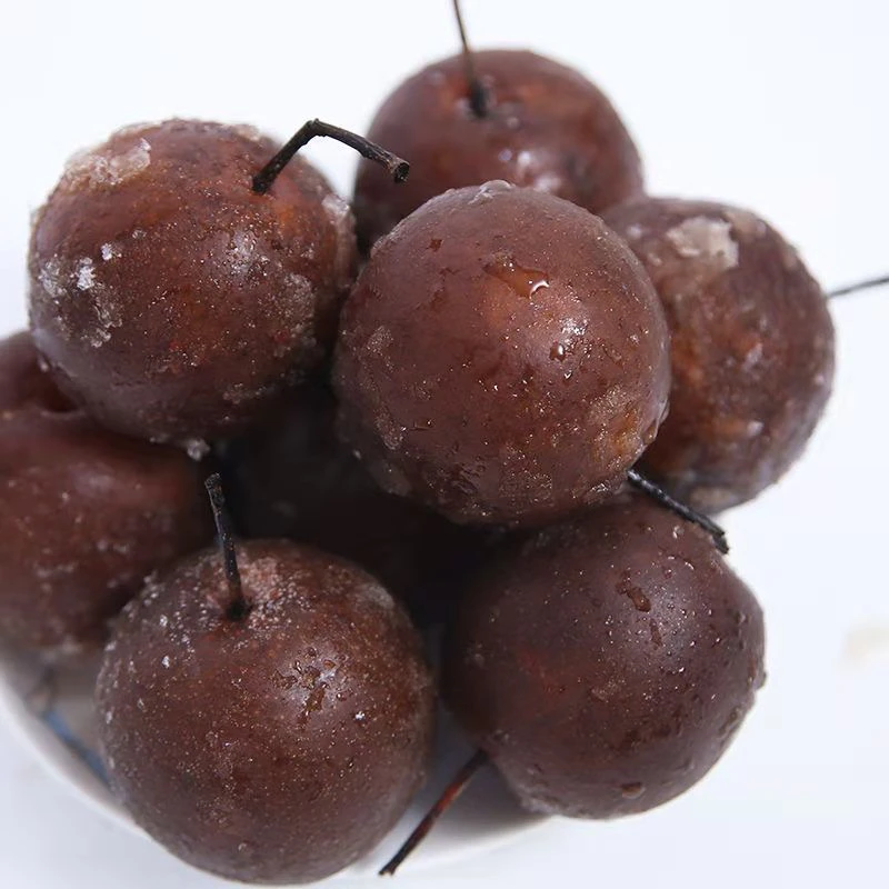 东北冻秋梨口感东北冻梨冰甜多汁东北大冻梨特产黑色好吃