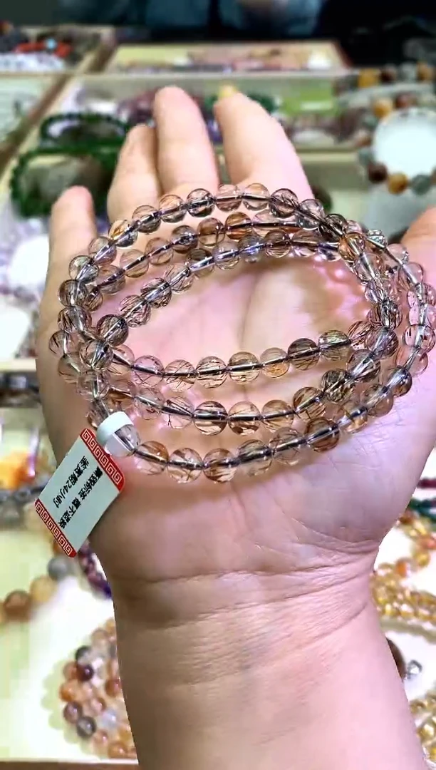 【闪购商品】水晶手链未镶嵌黑金超