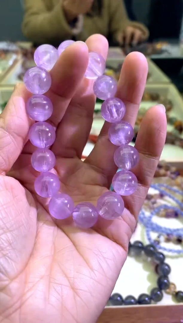 【闪购商品】锂辉石手链未镶嵌紫锂辉
