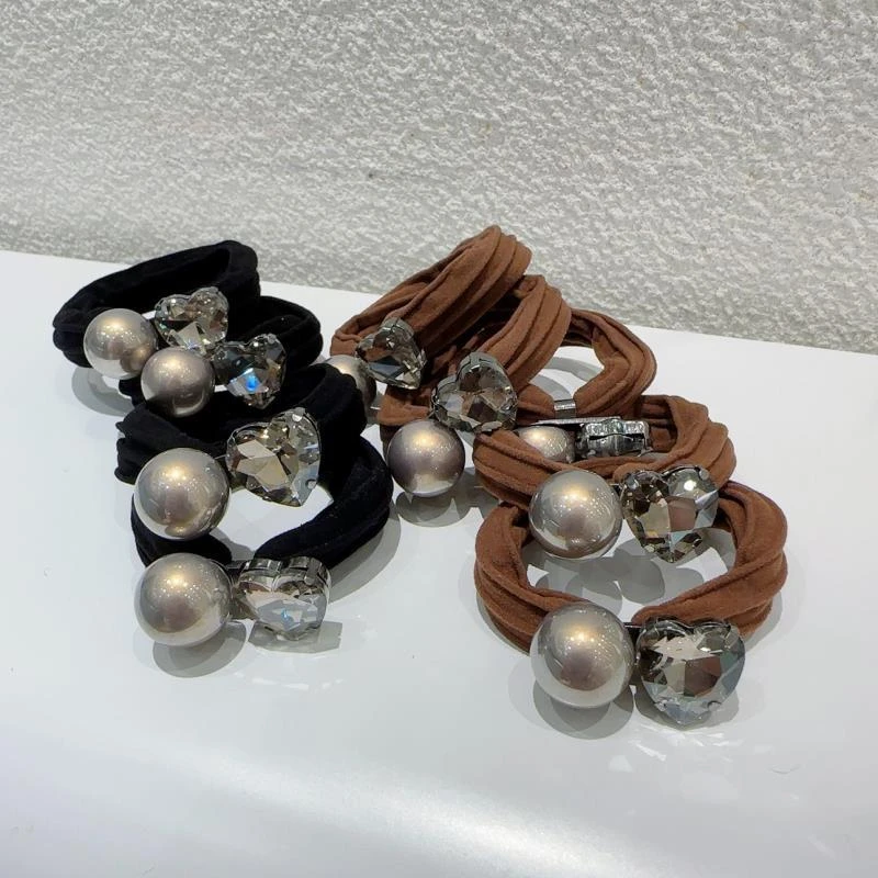 精致简约闪发圈高弹力无接缝头绳网红发绳扎头发皮筋皮套头饰