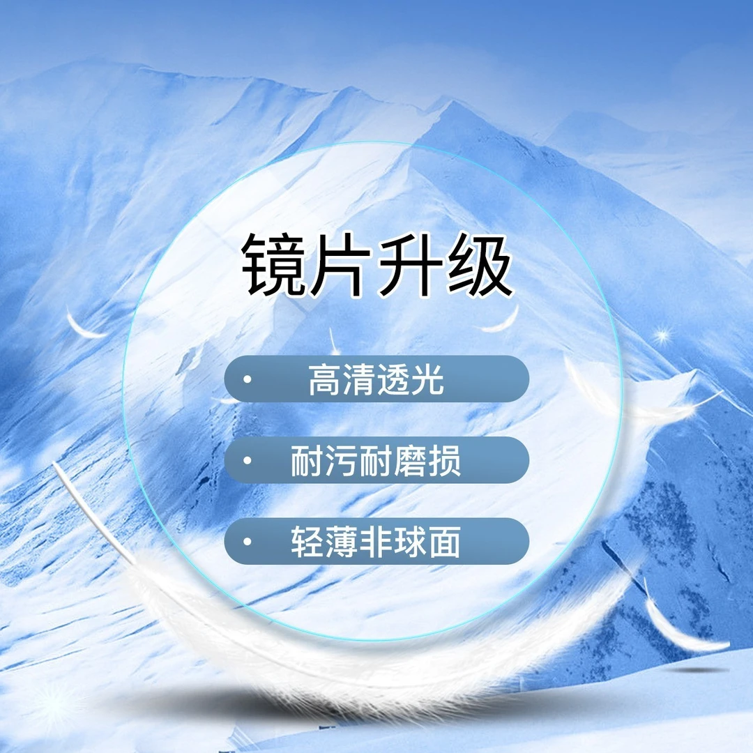 乐申配镜防蓝光非球面镜片升级售后耐磨轻薄超薄防辐射平光高清