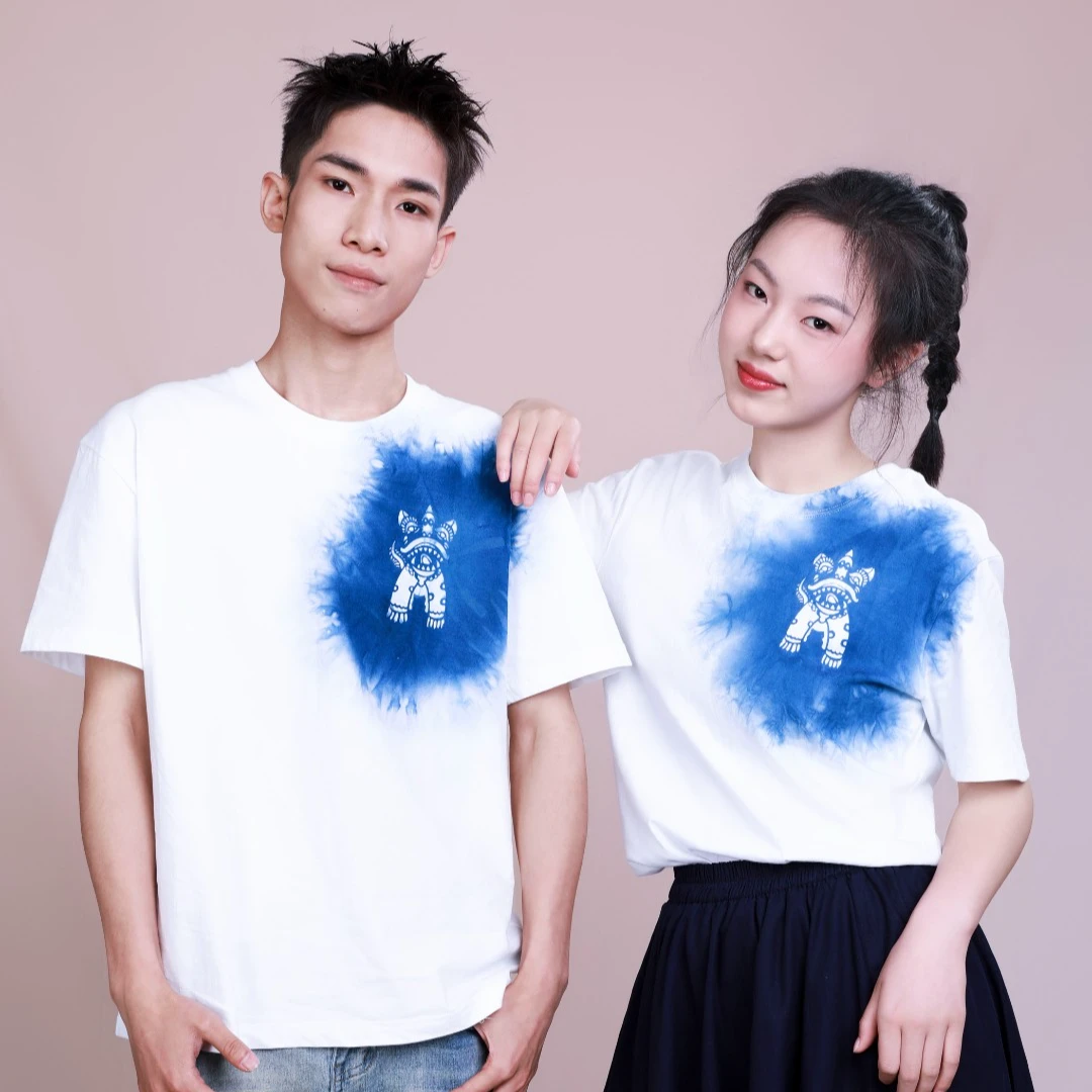 植物染T恤（龙图腾纹样）